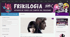 Desktop Screenshot of frikilogia.com